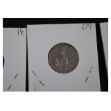 Trinidad & Tobago 10c - 2006 & Barbados 5c - 1981 & Barbados 1c - 1991