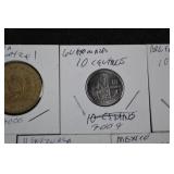 World Coins Lot - Honduras 20c & Guatemala 10c & Mexico Centavos