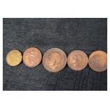 Copper UK Pennies - George V Penny & Assorted Designs