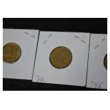 Spain 1 Peseta Coins - Assorted Years