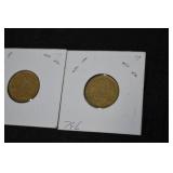 Spain 1 Peseta Coins - Assorted Years