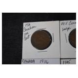 Canada One Cent Large Cent Lot - Mixed Years 1905-1920