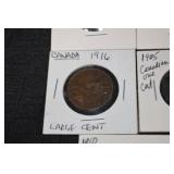 Canada One Cent Large Cent Lot - Mixed Years 1905-1920