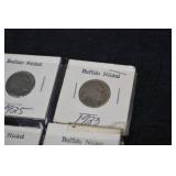 Buffalo Nickel - 1920s Date Set (8 Coins)