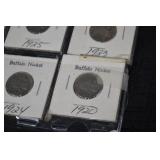 Buffalo Nickel - 1920s Date Set (8 Coins)
