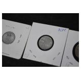 Austria Coins - 7 Groschen 1906 & 2 Groschen 1952 & 2 Groschen 1954 & 10 Groschen 1925