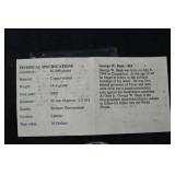 George W. Bush $10 Commemorative Coin (Liberia Issue) - The Presidents of the USA, The American Mint