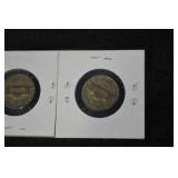 Roosevelt Dime - 1949-S & Jefferson War Nickel - 1943 P/S