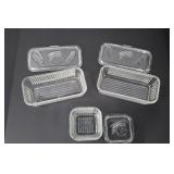 Glass Storage Containers - Embossed Lids