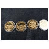 Corvette Coins - Street Thunder Series - 4K Gold Plated