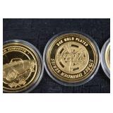 Corvette Coins - Street Thunder Series - 4K Gold Plated