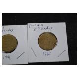 Portugal 20 Escudos (1986) & Portugal 10 Escudos (1990/1991) Coins