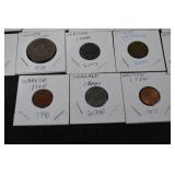 Asian Coins Lot - Thailand 1 Baht, Malaysia 10 sen & Indonesia 100 rupiah