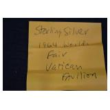 Sterling Silver Spoons - Vatican Pavilion 1964 World