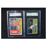 Baseball Cards - Whitey Ford (1960 Topps) & Pat Mullin (1951 Bowman)