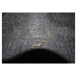 14k Gold Scrap Rings - Plain Band (2 pcs)
