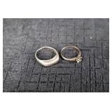 Sterling Silver Ring & 14K Gold-Filled Ring