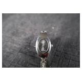 Gucci Oval Stainless Steel Bracelet Watch