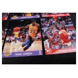 1990 NBA Hoops 8x10 Photo Cards - Basketball Stars Set