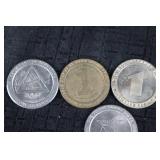 One Dollar Gaming Token Lot - Leech Lake Reservation & Native American Tokens