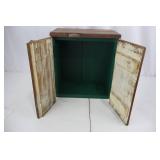 Clock - KUHLMAN Est. 1987 & Wooden Cabinet