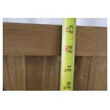 Wooden Storage Cabinet - Rustic Pine with Six Small Drawers and Bottom Drawer