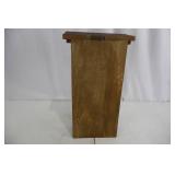 Wooden Cabinet - Dark Red Finish with Door and Drawer