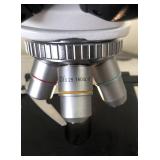 WOW Unico G380 Powered Binocular Microscope - Lights Up Crisp Clear Imaging On Ergonomic Platform 10X Eyepiece, 4X, 10X, 40X, 100X - Works Great! Great Christmas Present!