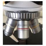 WOW Unico G380 Powered Binocular Microscope - Lights Up Crisp Clear Imaging On Ergonomic Platform 10X Eyepiece, 4X, 10X, 40X, 100X - Works Great! Great Christmas Present!