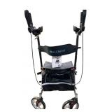 Elenker Stand Up Straight Rollator Upright Walker with Seat, Backrest, Storage Bag - Includes Manual - Easy to Maneuver, Used for a Variety of Terrains, Safe and Durable - Like New Condition!