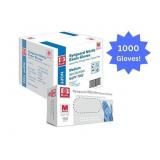 MSRP $120 = 1 Case (1000 gloves) NEW Basic NGPF 7002 Synguard Latex-Free Powder-Free Protein-Free Nitrile Exam Gloves - Size Medium