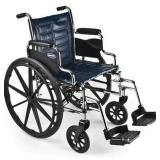 MSRP $500 Invacare Series Tracer EX2 Folding Wheelchair -250lbs Capacity Seat Width 18" Arm Style: Desk-length fixed height, padded, removable, Removable swing-away footrest - Excellent Condition!