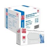 MSRP $120 = 1 Case (1000 gloves) NEW Basic NGPF 7002 Synguard Latex-Free Powder-Free Protein-Free Nitrile Exam Gloves - Size Medium