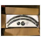 LWYTJO Loughlam 20-Light Antique Black Farmhouse Candle Style Wagon Wheel Chandelier for Living Room Kitchen Island Dining Room Customer Returns See Pictures