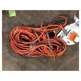 RIDGID 100 ft. 10/3 Heavy Duty Indoor/Outdoor SJTW Extension Cord with Lighted End, Orange/Grey    Customer Returns See Pictures