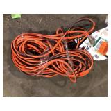 RIDGID 100 ft. 10/3 Heavy Duty Indoor/Outdoor SJTW Extension Cord with Lighted End, Orange/Grey    Customer Returns See Pictures
