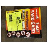 Bird-X Solar Yard Gard Electronic Animal Repeller  Customer Returns See Pictures