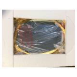 Baxton Studio Halen Antique Goldleaf 31.5 in. W x 24 in. H Mirror   Customer Returns See Pictures