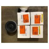 Lot of Elkay Polymer Drain Fitting for 3-1/2 in. Sink Drain Opening in Black     Customer Returns See Pictures