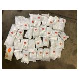 Lot of GLIDERITE 5 in. Matte Black Solid Square Slim Cabinet Drawer Bar Pulls (10-Pack)     Customer Returns See Pictures