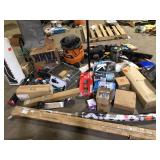 Pallet of Assorted Tools Hardware and General Merchandise Various Models and Conditions  Customer Returns See Pictures