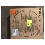 Bootz Industries Laurel Round Drop-In Bathroom Sink in White  Customer Returns See Pictures