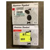 Lot of American Standard Rumson Single-Handle 1-Spray Tub and Shower Faucet with 1.8 GPM in Matte Black (Valve Included) Customer Returns See Pictures