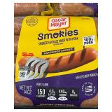 J - Smokies Sausage - Oscar Mayer Hardwood Smoked