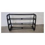 Huge and Heavy-Duty 4 Tier Commercial Dumbbell Rack (Used) : Dimensions  of 77"L x 24"W x 48"H