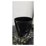 Lot of 7 – 3-Quart Plastic Round Ice Buckets (Black color with lids) from a Shutdown Hotel