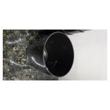 Lot of 7 – 3-Quart Plastic Round Ice Buckets (Black color without lids) from a Shutdown Hotel