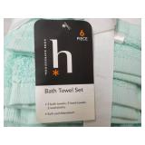 Home Expressions 6 pc Bath Towel Se...