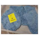 3 pc Basin Blue Bath Rug Set; new b...