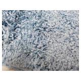3 pc Basin Blue Bath Rug Set; new b...